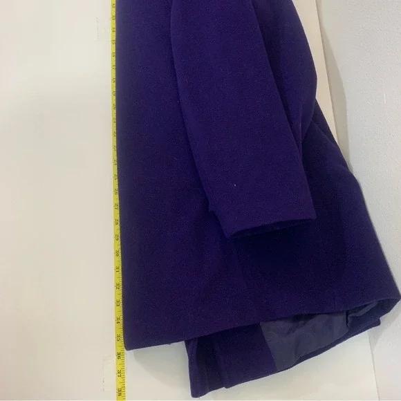 Preston & York Women's Size 18 Royal Purple Old Money Preppy‎ Academia Peacoat - Picture 5 of 10